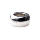 Master Series Magnetic Ball Stretcher: polished stainless steel ring with a magnetic split