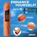 JOCK ENHANCER 1.5" REALISTIC VIBRATING PENIS EXTENSION MEDIUM