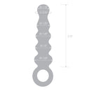 GLAS 7.5" QUINTESSENCE BEADED ANAL SLIDER