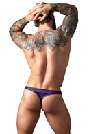 EGGPLANT THONG PURPLE L/XL