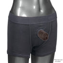5" STAND TO PEE PACKING PENIS BLACK