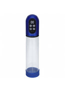 PUMPED ENGAGE AUTOMATIC WATERPROOF PUMP & MASTURBATOR BLUE
