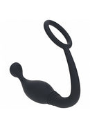 LEVELZ RING WITH PROSTATE STIMULATOR SMALL BLACK