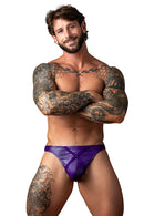 EGGPLANT THONG PURPLE S/M