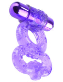 FANTASY INFINITY SUPER RING VIBRATING COCK RING PURPLE