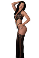 LOVE PLUNGE SET WITH CHAPS BLACK LARGE