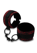 SECRET KISSES CUFFS WITH SATIN BLINDFOLD
