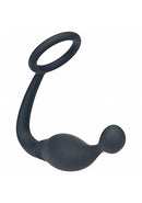 LEVELZ RING WITH PROSTATE STIMULATOR LARGE BLACK