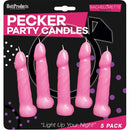 BACHELORETTE PARTY PINK PECKER CANDLES