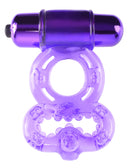 FANTASY INFINITY SUPER RING VIBRATING COCK RING PURPLE