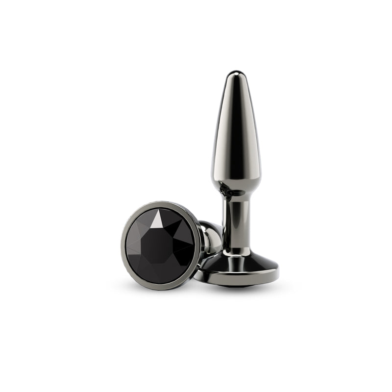 REAR ASSESTS TAPERED PLUG SMALL GUNMETAL BLACK GEM