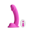 COLOURS CURVE VIBRATING 6" DILDO PINK