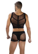 ENVY FISHNET ARMOR 2PC BLACK O/S