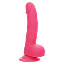 NEON STUDS 6" DILDO PINK