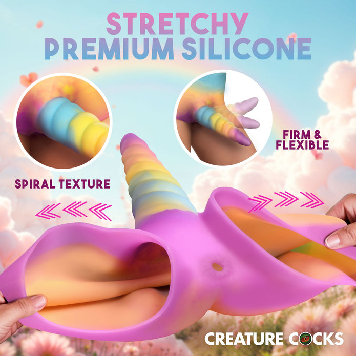 CREATURE COCKS UNICORN SILICONE STRAP ON