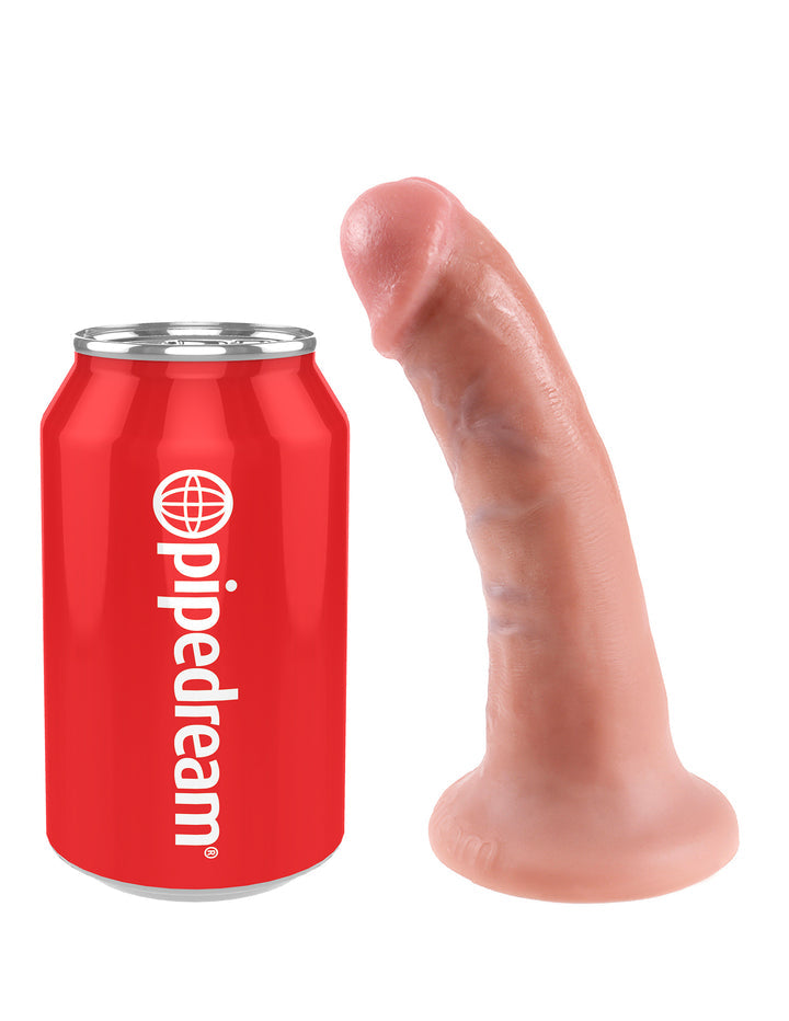 KING COCK 6" DILDO LIGHT