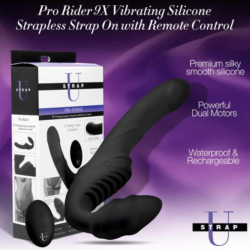 STRAP U PRO RIDER STRAPLESS STRAPON WITH REMOTE