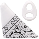 ROCK SOLID THE CODE RING WITH BANDANA WHITE