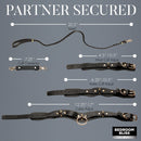 BEDROOM BLISS LOVERS RESTRAINT SET BLACK