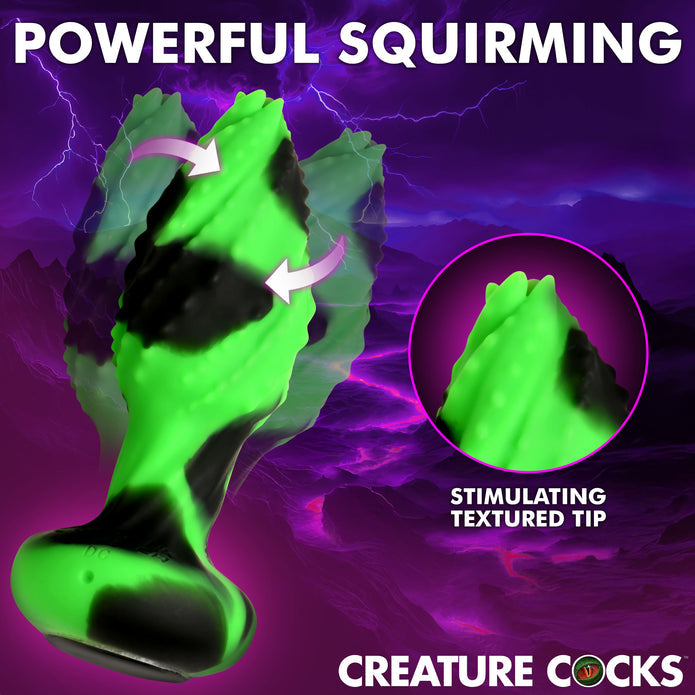 CREATURE COCKS EYE OF SPAWN VIBRATING & SQUIRMING BUTT PLUG