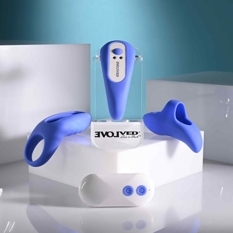 TAKE YOUR PICK RING SET PLUE