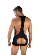 ENVY FLEX OPEN BACK SINGLET BLACK O/S