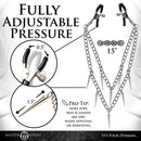 MASTER SERIES DAGGERS DOUBLE CHAIN NIPPLE CLAMPS