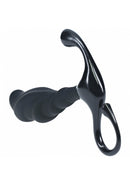 LEVELZ RIPPLED HARD LOOP MASSAGER LARGE BLACK