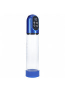 PUMPED ENGAGE AUTOMATIC WATERPROOF PUMP & MASTURBATOR BLUE