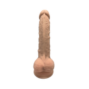 ADRIAN LASTIC CNEX MODEL 1 8" VIBRATING DILDO WHITE