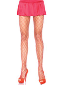 SPANDEX DIAMOND NET RED O/S