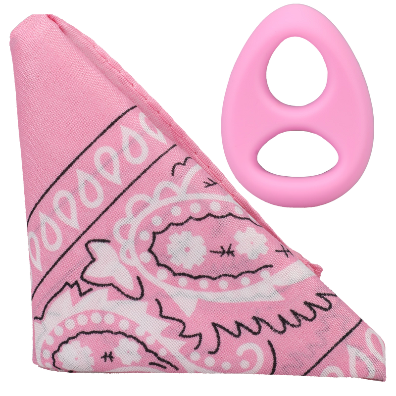 ROCK SOLID THE CODE RING WITH BANDANA PINK