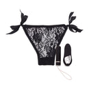 NU SENSUELLE PLEASURE PANTY BLACK O/S