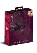 SECRET KISSES BUCKLE CUFFS W/ SATIN BLINDFOLD
