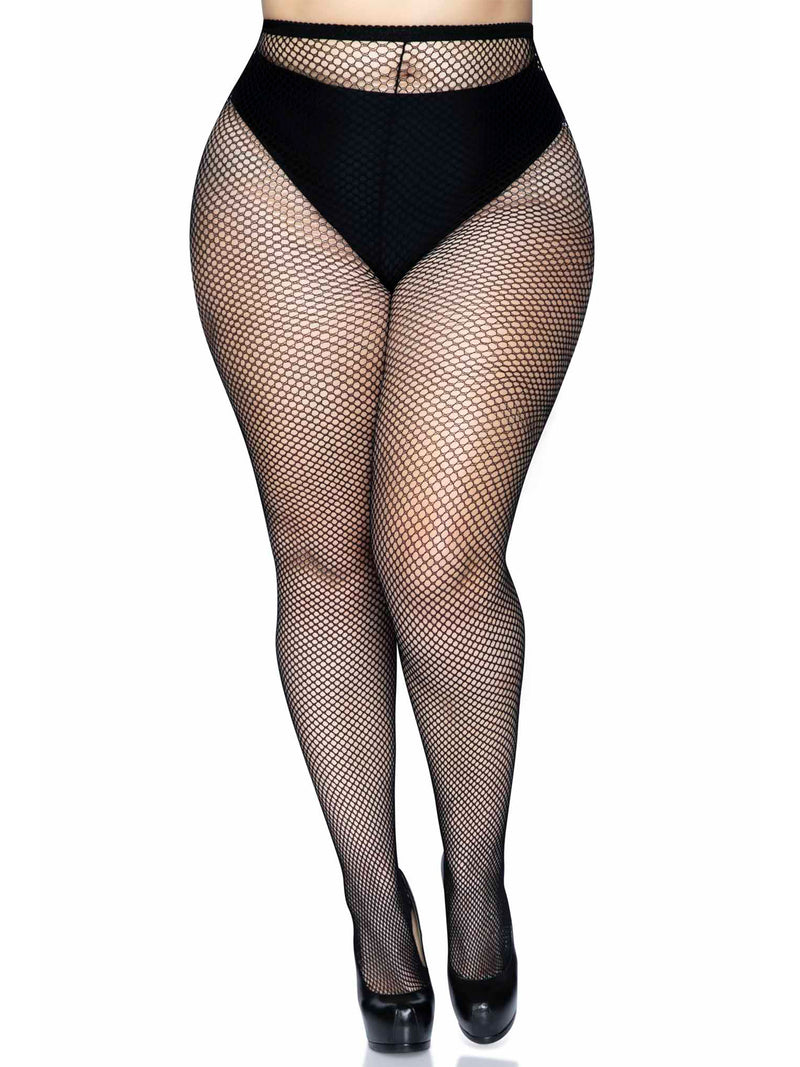 SPANDEX FISHNET BLACK Q/S