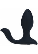 LEVELZ VIBRATING & ROTATING ANAL PLUG WITH BALL STIMULATOR BLACK