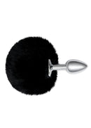 FURRY TAILS BLACK BUNNY TAIL PLUG