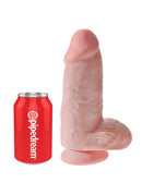 KING C*CK 9" CHUBBY DILDO LIGHT