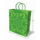 GLITTER GANJA GIFT BAG 4X10"