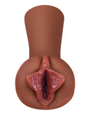 WET P*SSIES SELF LUBRCATING STROKER LUSCIOUS LIPS BROWN