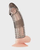 BLUE LINE 6.5" TRIPLE SENSATION PENISE ENHANCING SLEEVE EXTENSION