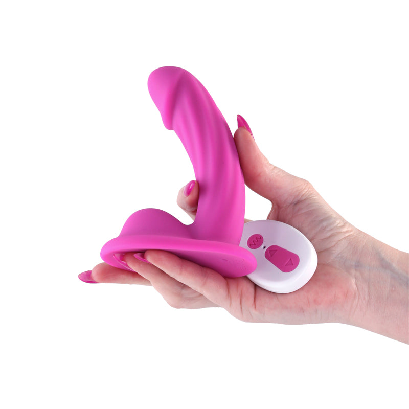 COLOURS CURVE VIBRATING 5" DILDO PINK
