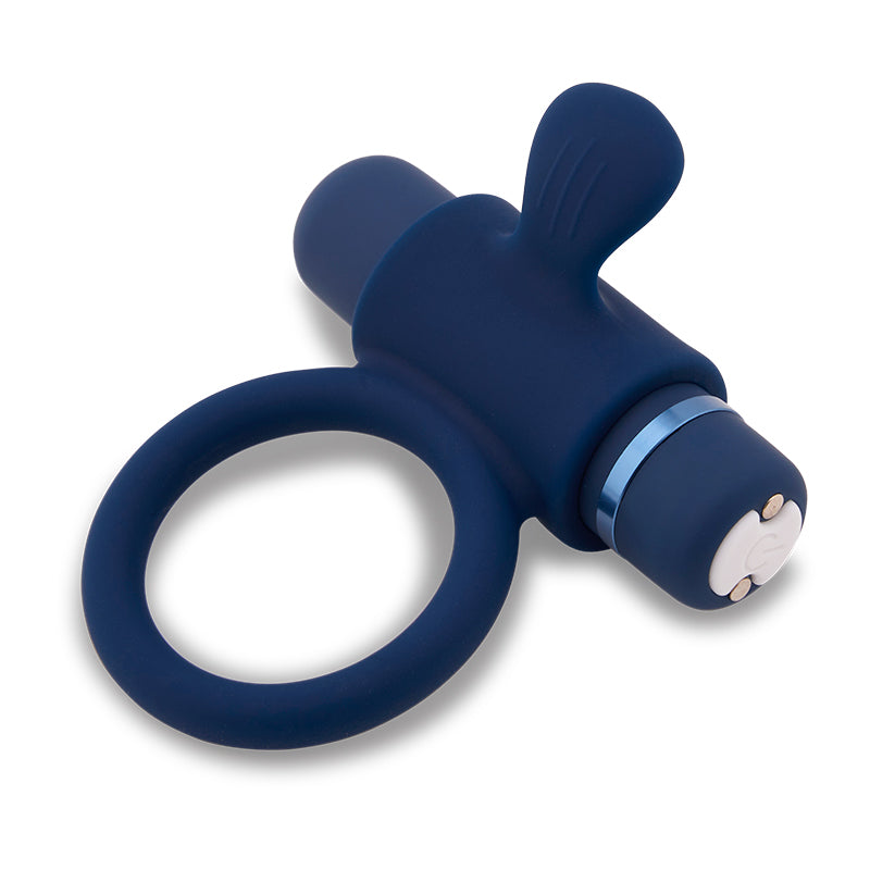 NU SENSUELLE VIBRATING RING BLUE
