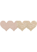 PEEKABOO PASTIES NUDE AMBITION HEARTS