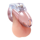 LOCK MASTER SIDE LOCK SEE THRU CHASTITY CAGE