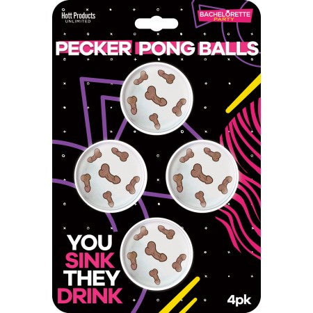 PECKER BEER PONG BALLS