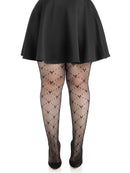 LOVE STRUCK HEART NET RIGHTS BLACK Q/S