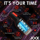 JOCK SUCKING & VIBRATING MASTURBATOR