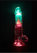 REALROCK LED VIBRATING 8" DILDO