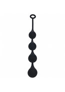 LEVELZ WATERDROP ANAL BALLS EXTRA LARGE 50MM BLACK